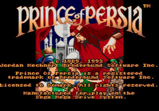Prince of Persia screenshot 4 for Sega Mega Drive